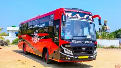 Raj’s Travels and Transports Bus-Side Image