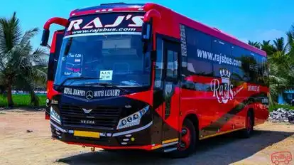 Raj’s Travels and Transports Bus-Side Image