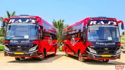 Raj’s Travels and Transports Bus-Side Image