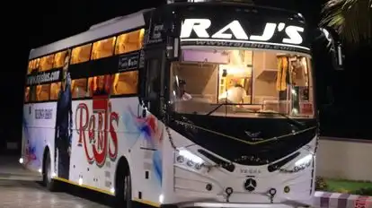 Raj’s Travels and Transports Bus-Front Image
