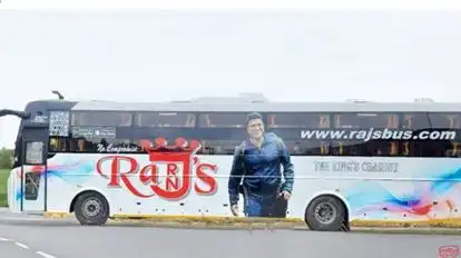 Raj’s Travels and Transports Bus-Side Image