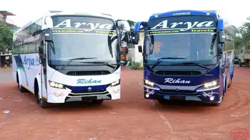 Arya Travels Bus-Front Image
