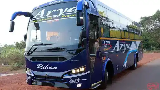 Arya Travels Bus-Front Image