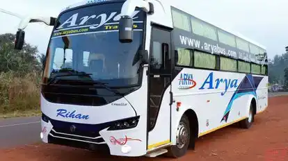 Arya Travels Bus-Front Image