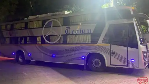 Crown Travels Bus-Front Image