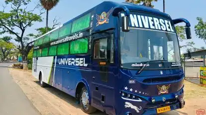 Universal  Travels Bus-Front Image