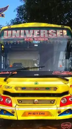 Universal  Travels Bus-Front Image