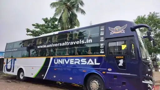 Universal  Travels Bus-Front Image