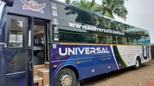 Universal  Travels Bus-Front Image