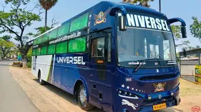 Universal  Travels Bus-Front Image