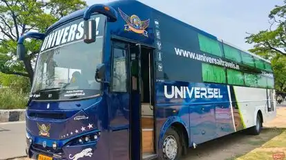 Universal  Travels Bus-Front Image