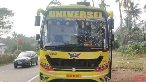 Universal  Travels Bus-Front Image