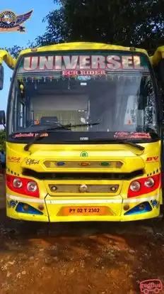 Universal  Travels Bus-Front Image