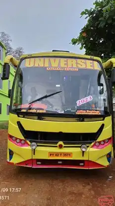 Universal  Travels Bus-Front Image