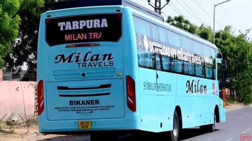 Milan Travels Bus-Front Image