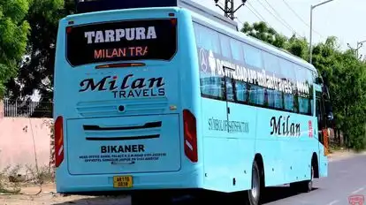Milan Travels Bus-Front Image