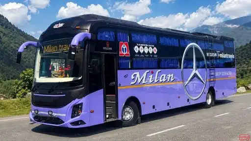 Milan Travels Bus-Front Image