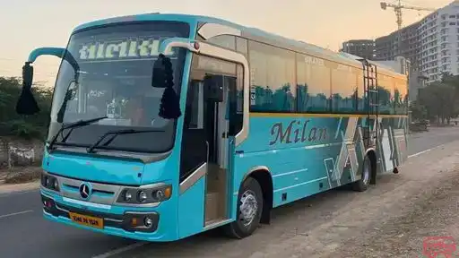 Milan Travels Bus-Front Image