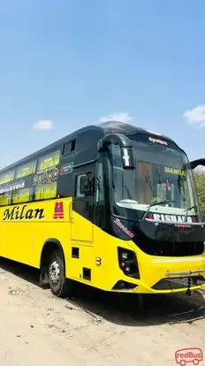 Milan Travels Bus-Front Image
