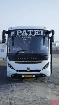 Patel tours and travels Bus-Front Image