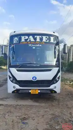 Patel tours and travels Bus-Front Image