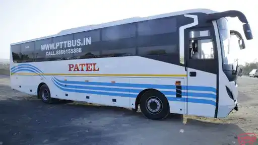Patel tours and travels Bus-Front Image