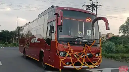 Ashok Travels Bus-Front Image