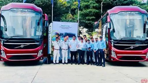 Ashok Travels Bus-Front Image