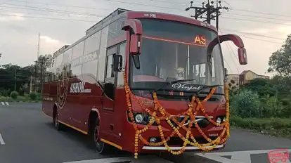 Ashok Travels Bus-Front Image