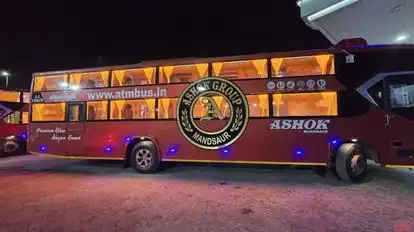 Ashok Travels Bus-Front Image