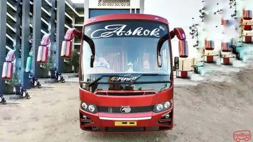 Ashok Travels Bus-Front Image