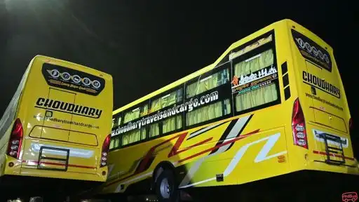 Choudhary travels and cargo Bus-Front Image