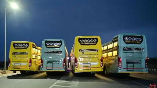 Choudhary travels and cargo Bus-Front Image