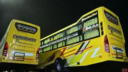 Choudhary travels and cargo Bus-Front Image