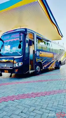 Choudhary travels and cargo Bus-Front Image