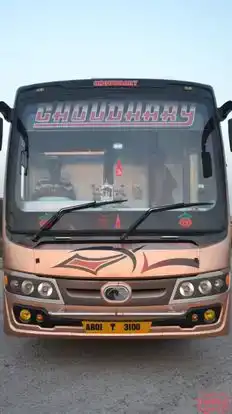 Choudhary travels and cargo Bus-Front Image