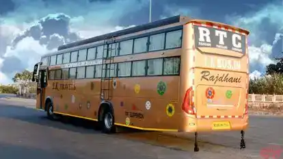 Rajdhani Travelling Company Bus-Side Image