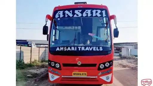 Ansari Travels Bus-Front Image