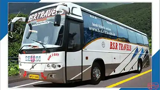 BSR Tours And Travels Bus-Front Image