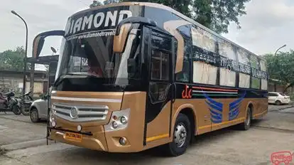 Diamond Travels Bus-Front Image