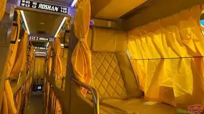 Roshan Travels Bus-Seats layout Image