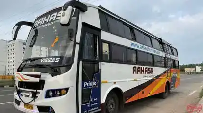 Aakash Travels Bus-Front Image