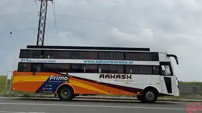 Aakash Travels Bus-Side Image