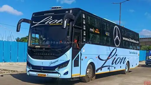 LION Travels Bus-Front Image