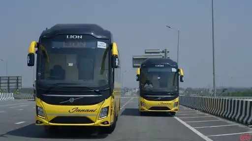LION Travels Bus-Front Image