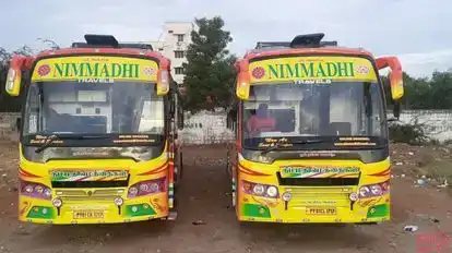 Nimmadhi Travels Bus-Front Image