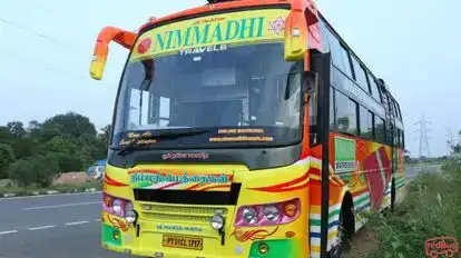 Nimmadhi Travels Bus-Front Image