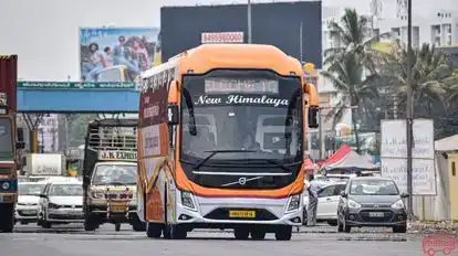 New Himalaya Travels Bus-Front Image