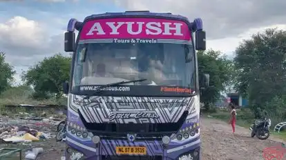 Ayush Tours and Travels Bus-Front Image