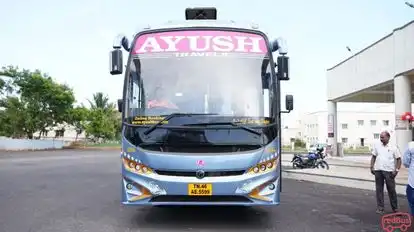 Ayush Tours and Travels Bus-Front Image